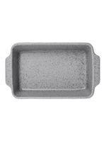 Refratário wolff mist de cerâmica cinza matte 29cm x 17cm