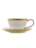 Xícara para chá wolff dubai branco de porcelana 200ml