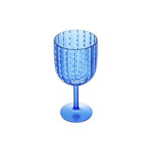 Taça wolff orquídea de acrílico azul 350ml