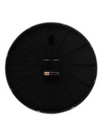 Relógio de parede wolff modern de plástico preto