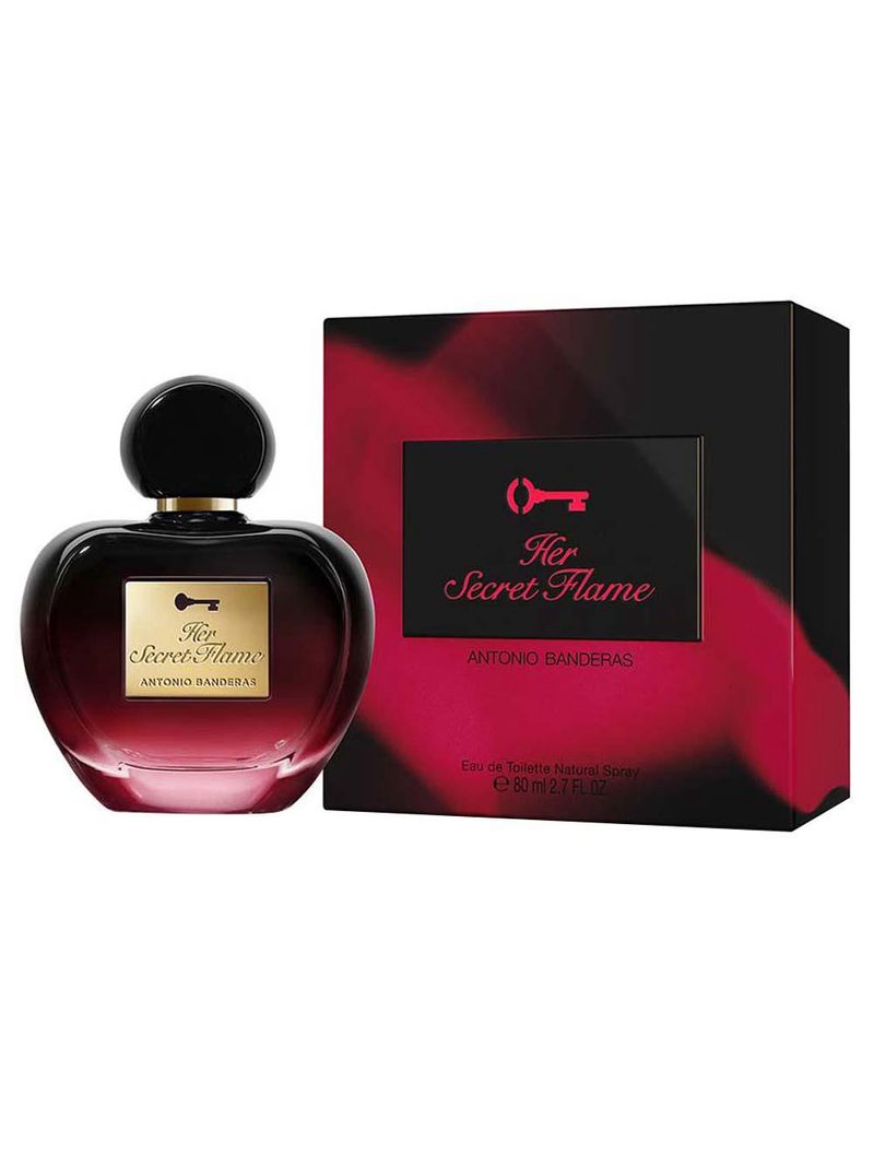 Her secret flame  banderas perfume feminino eau de toilette