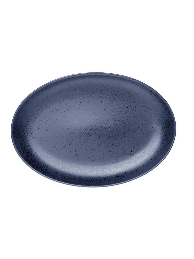 Travessa para servir wolff mist de cerâmica azul matte 40cm