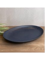 Travessa para servir wolff mist de cerâmica azul matte 40cm