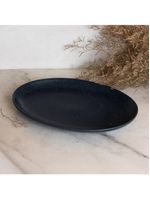 Travessa para servir wolff mist de cerâmica azul matte 40cm