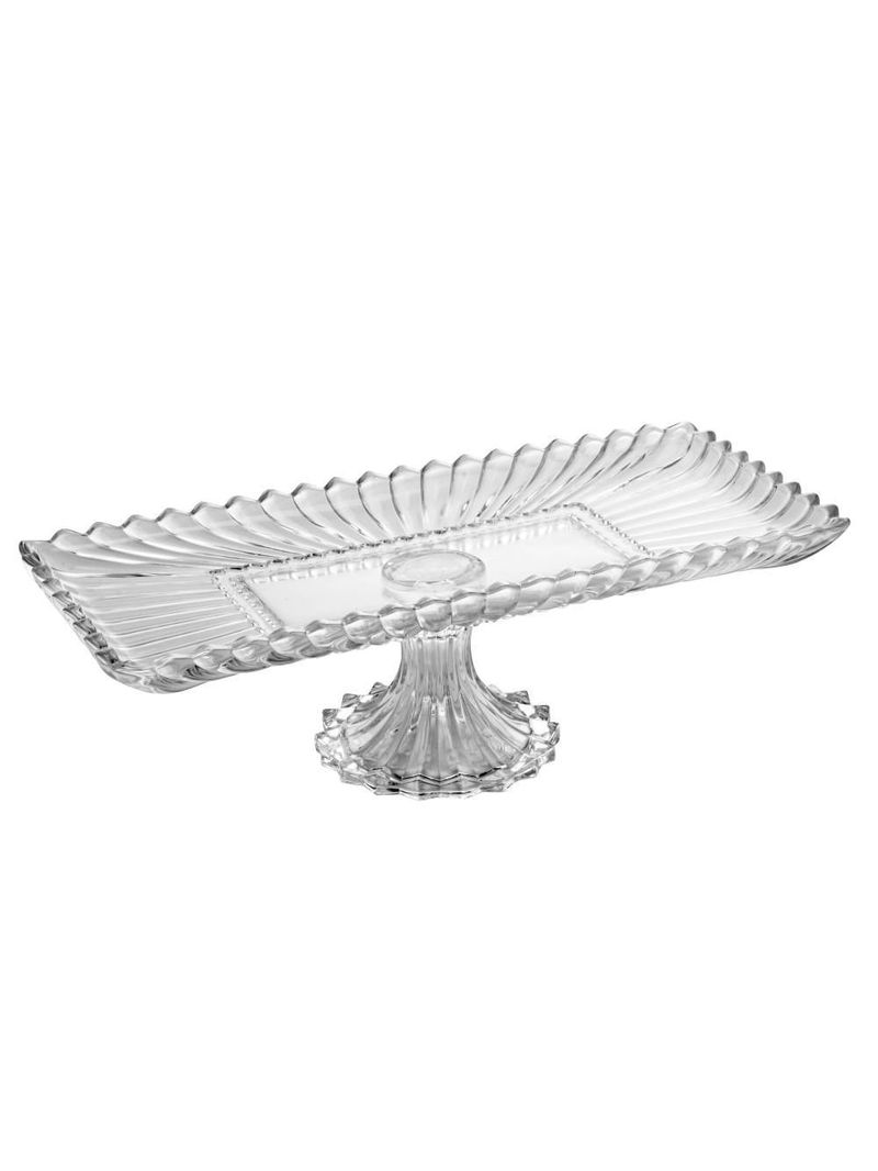 Travessa wolff geneva de cristal 30cm x 16,5cm x 12cm