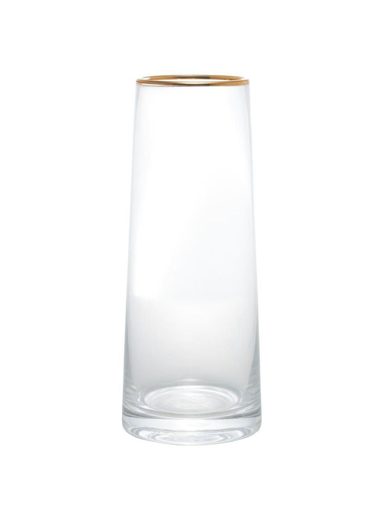 Vaso wolff liz de vidro 27cm