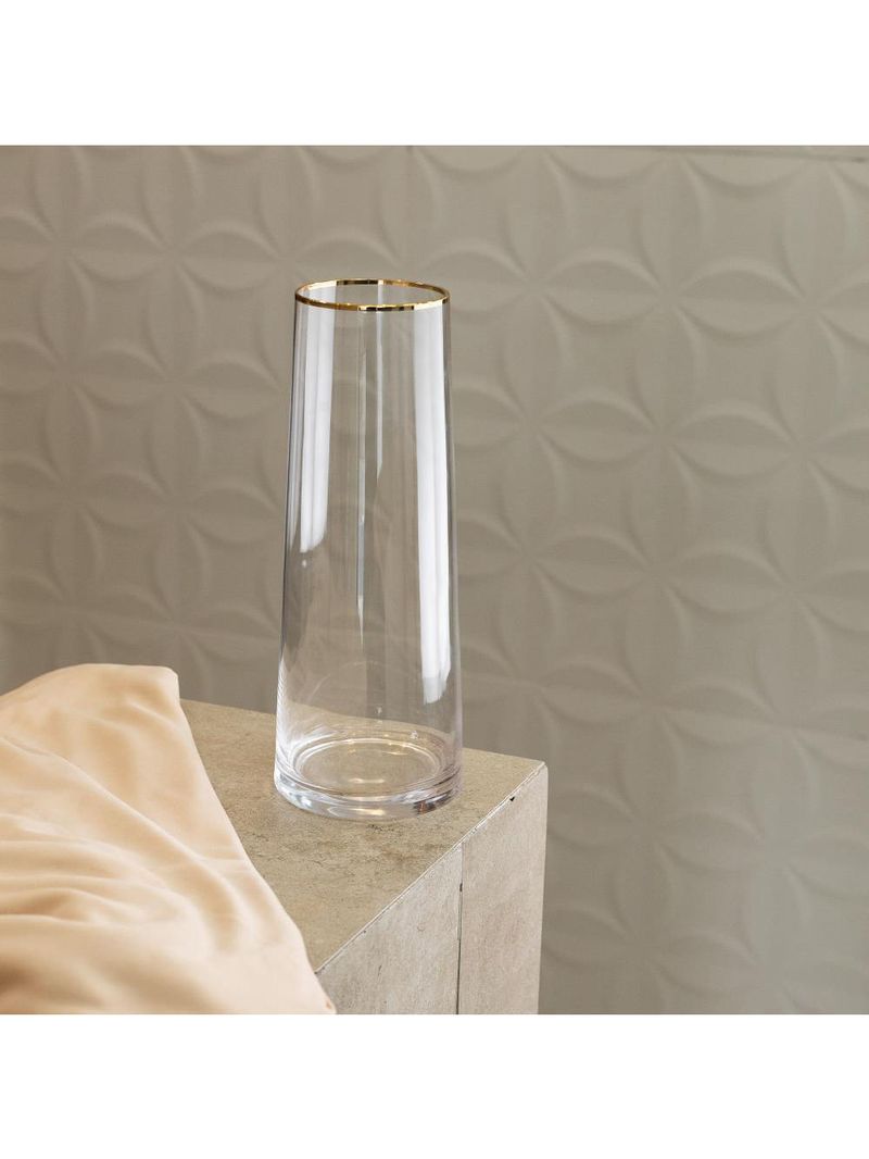 Vaso wolff liz de vidro 27cm