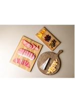 Tábua wolff de melamina com estampa de madeira 41,5cm