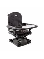 Cadeira de alimentação portátil e ultracompacta toast black lush - infanti