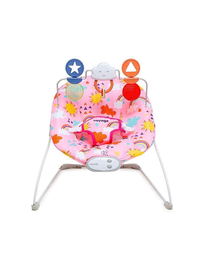 Cadeira de descanso bouncer relax rosa solar - voyage