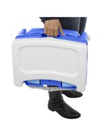 Cadeira de alimentação portátil smart azul - cosco