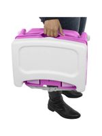 Cadeira de alimentação portátil smart rosa - cosco