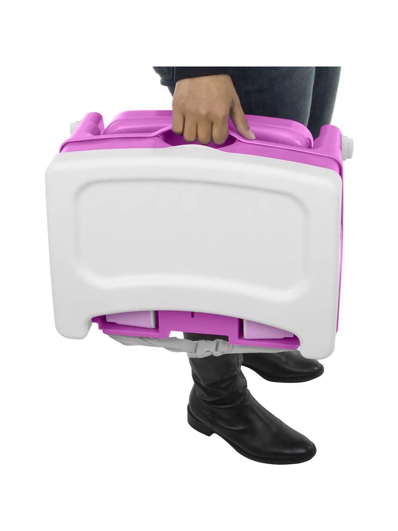 Cadeira de alimentação portátil smart rosa - cosco