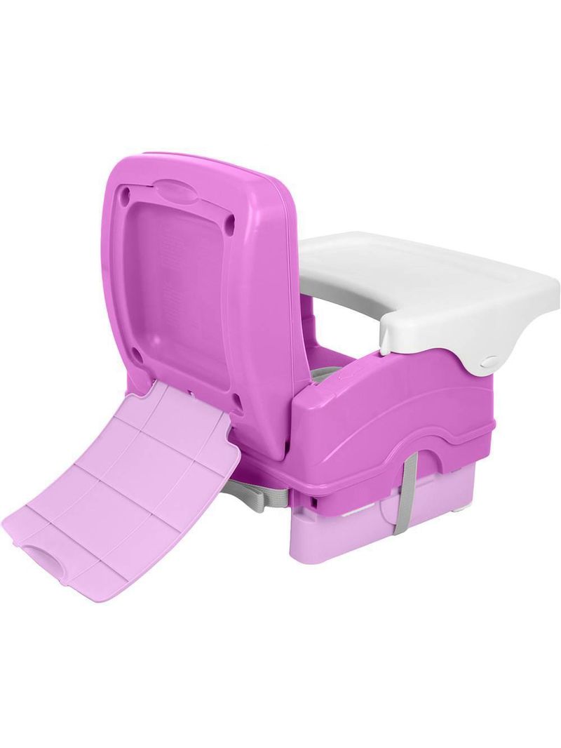 Cadeira de alimentação portátil smart rosa - cosco