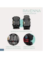 Cadeirinha de carro ravenna 0 a 36kg  cinza - infanti
