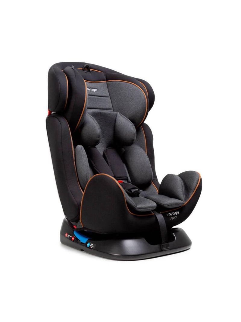 Cadeirinha de carro legacy 0 a 36 kg preta e cinza - voyage