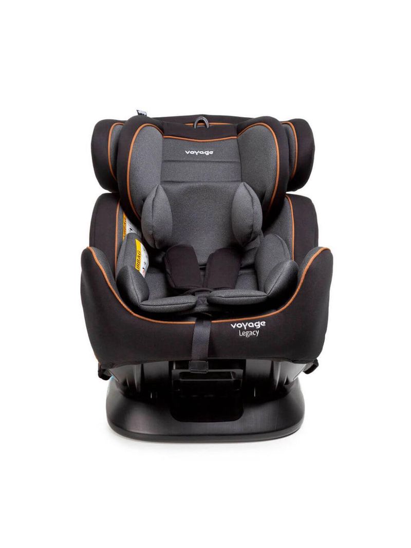 Cadeirinha de carro legacy 0 a 36 kg preta e cinza - voyage