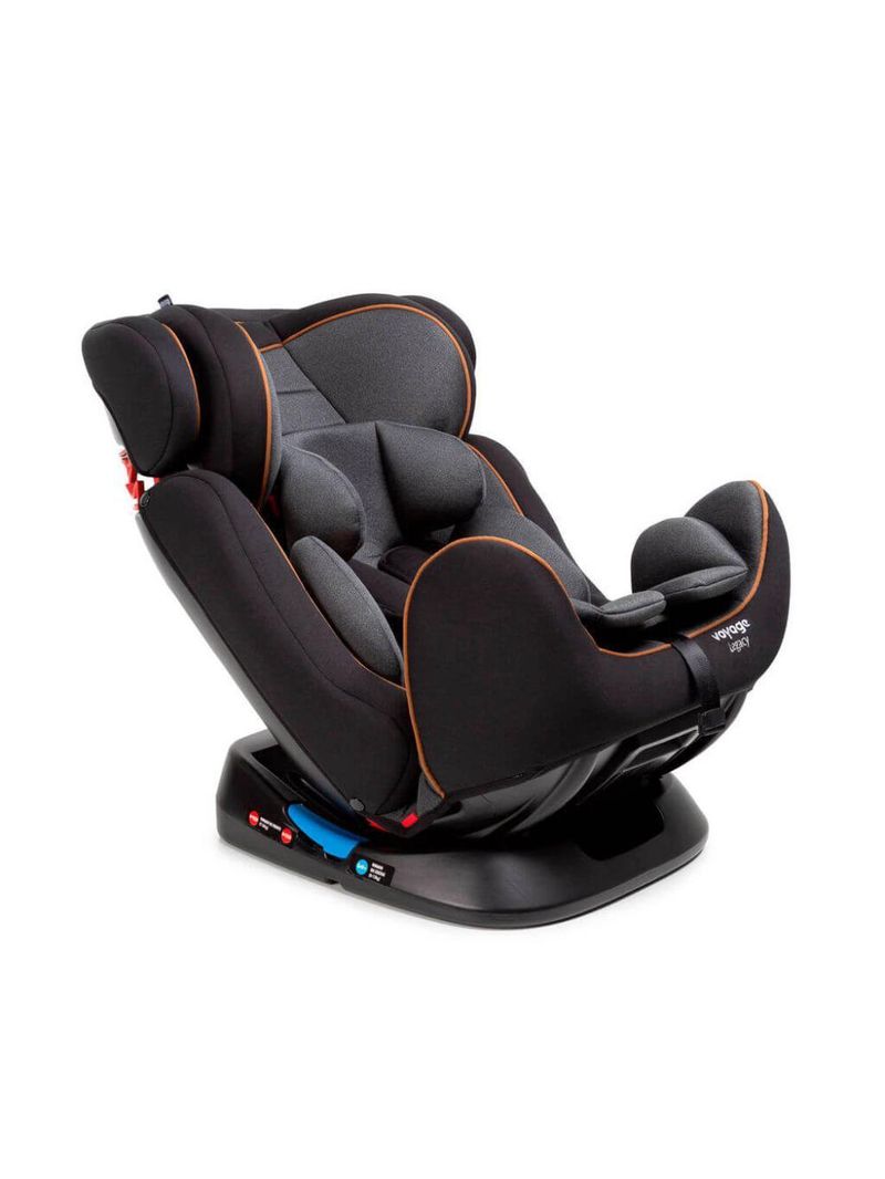 Cadeirinha de carro legacy 0 a 36 kg preta e cinza - voyage