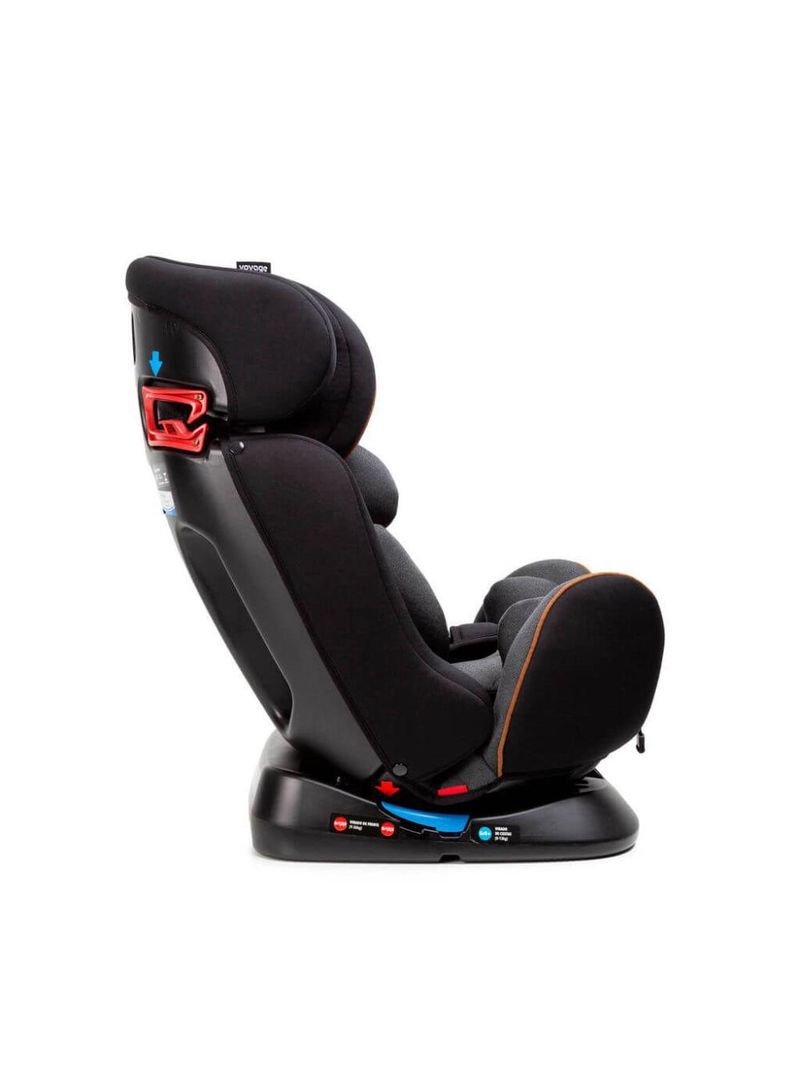 Cadeirinha de carro legacy 0 a 36 kg preta e cinza - voyage