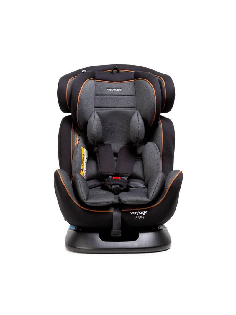 Cadeirinha de carro legacy 0 a 36 kg preta e cinza - voyage