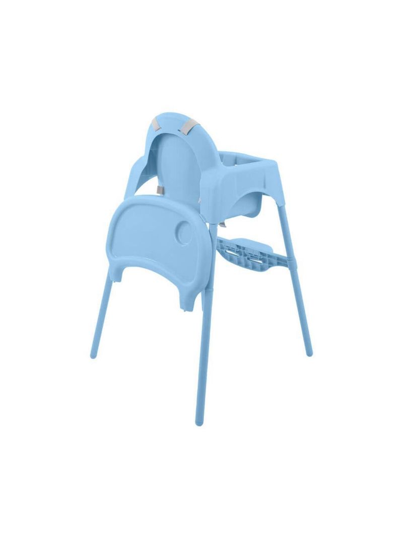 Cadeirinha de alimentação macaron azul - voyage