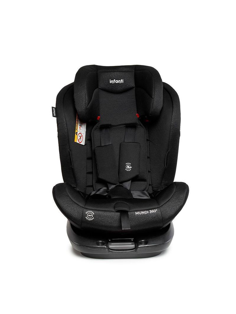 Cadeirinha de carro mundi isofix 360º preto - infanti