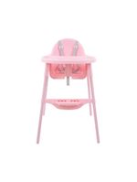 Cadeirinha de alimentação macaron rosa - voyage