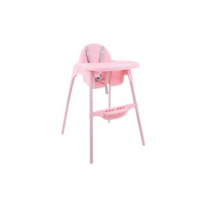Cadeirinha de alimentação macaron rosa - voyage