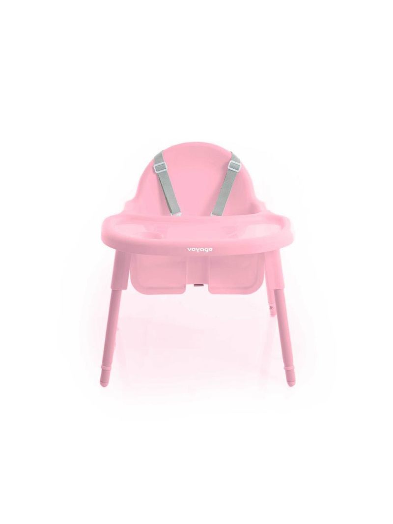 Cadeirinha de alimentação macaron rosa - voyage