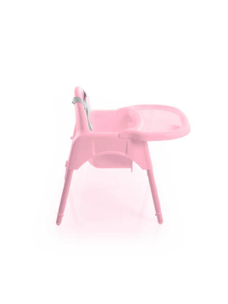 Cadeirinha de alimentação macaron rosa - voyage