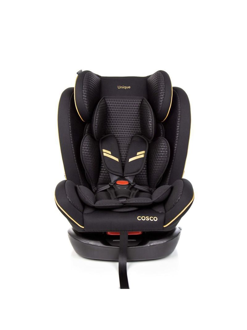 Cadeirinha de carro unique 0 a 36kg preto ouro - cosco