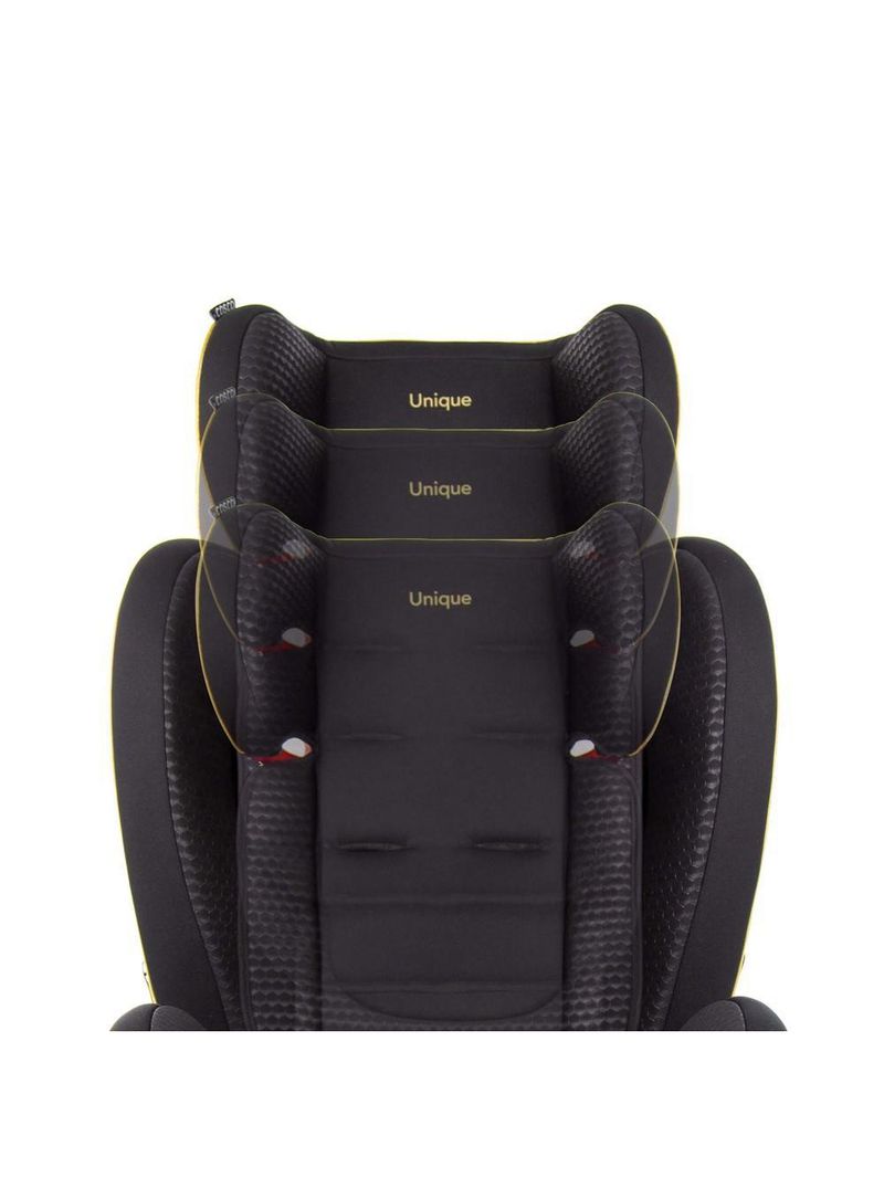 Cadeirinha de carro unique 0 a 36kg preto ouro - cosco