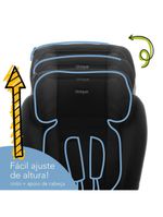 Cadeirinha de carro unique 0 a 36kg preto ouro - cosco