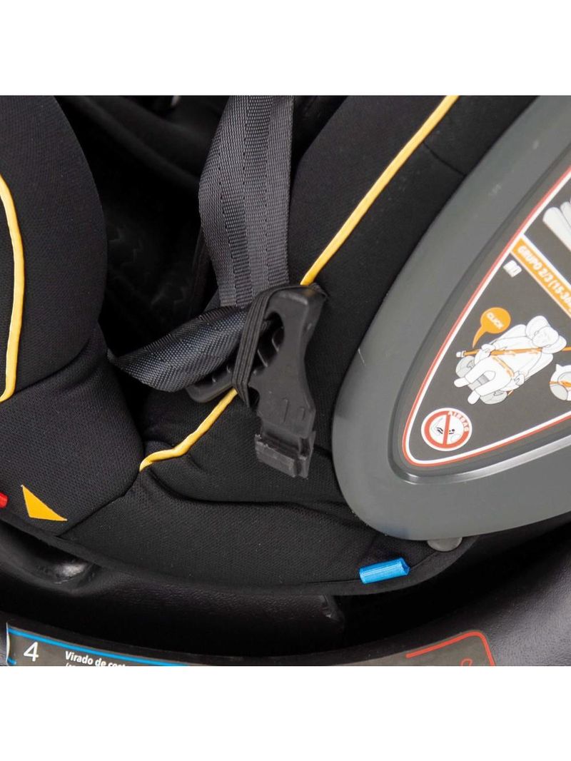 Cadeirinha de carro unique 0 a 36kg preto ouro - cosco