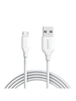 Cabo Micro USB PowerLine 1,8m Anker - Fibra de aramida super resistente - Carga rápida 2A - Garantia 5 anos