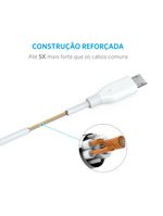 Cabo Micro USB PowerLine 1,8m Anker - Fibra de aramida super resistente - Carga rápida 2A - Garantia 5 anos