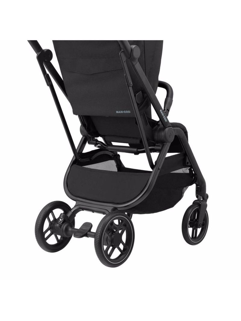 Carrinho com bebê conforto travel system leona² trio essential black - maxi-cosi