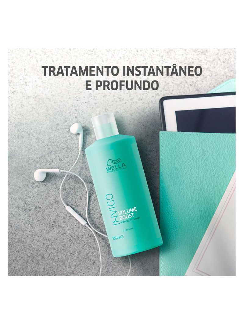Wella professionals volume boost crystal mask - máscara capilar