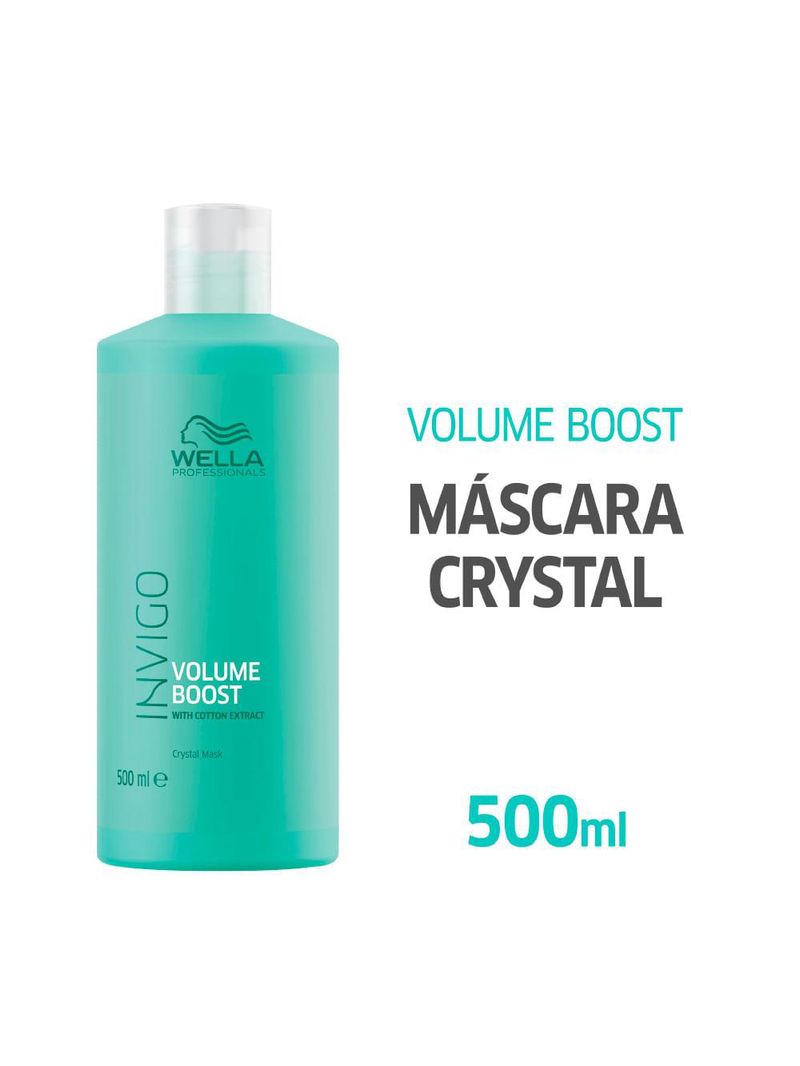 Wella professionals volume boost crystal mask - máscara capilar
