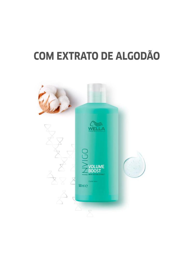 Wella professionals volume boost crystal mask - máscara capilar