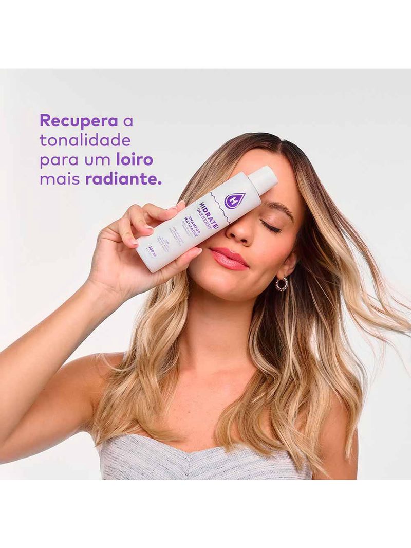 Shampoo matizador hidratei oakberry