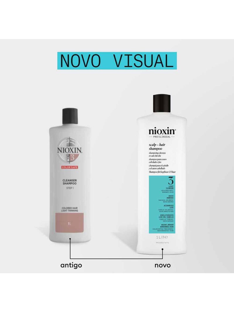 Shampoo nioxin system 3