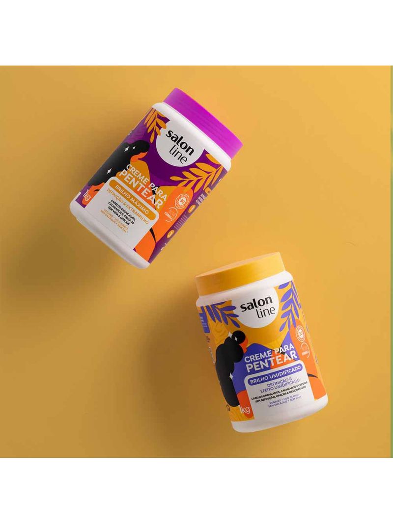 Salon line brilho umidificado - creme para pentear