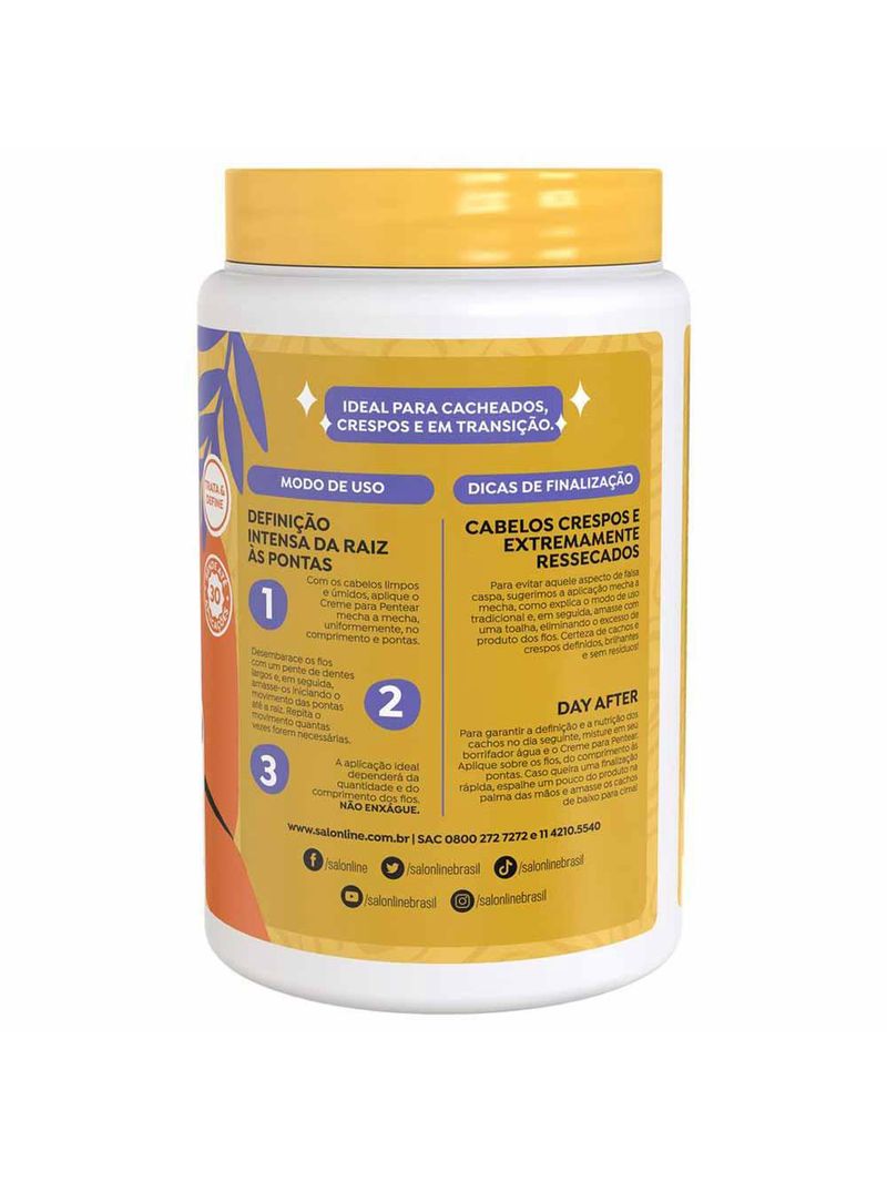 Salon line brilho umidificado - creme para pentear