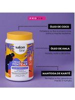 Salon line brilho umidificado - creme para pentear