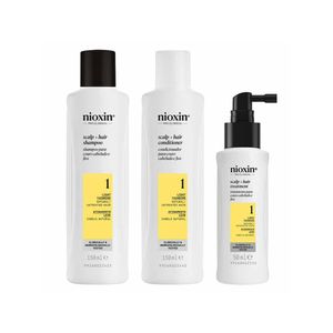 Nioxin system 1 kit - shampoo + condicionador + tratamento