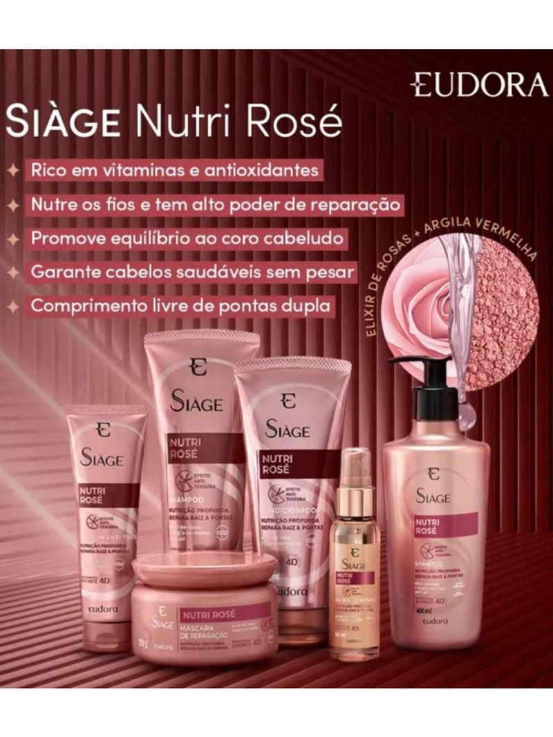 Máscara nutri rose eudora siàge