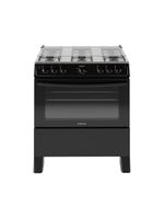 Fogão Itatiaia Star New Piso 6 Bocas Preto Mesa de Inox Bivolt 3700000474