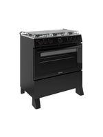 Fogão Itatiaia Star New Piso 6 Bocas Preto Mesa de Inox Bivolt 3700000474