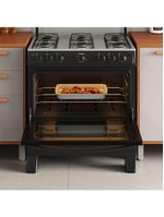 Fogão Itatiaia Star New Piso 6 Bocas Preto Mesa de Inox Bivolt 3700000474